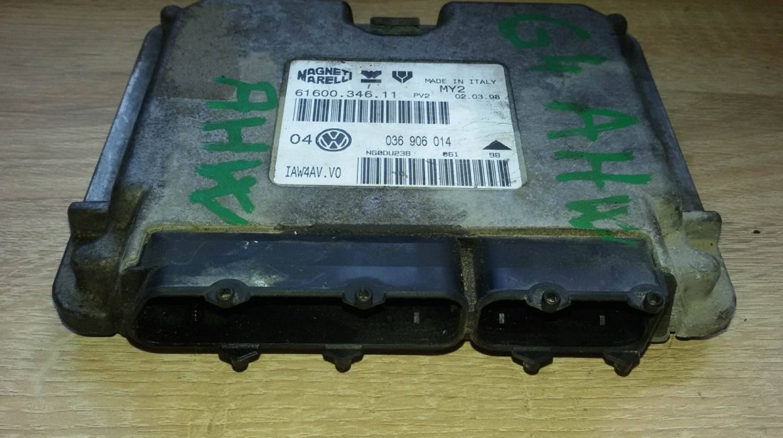 Calculator motor ecu vw golf 4 1.4 benzina ahw 6160034611