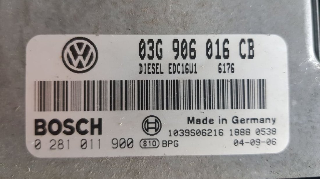 Calculator motor / Ecu VW Golf 5 03g906016cb