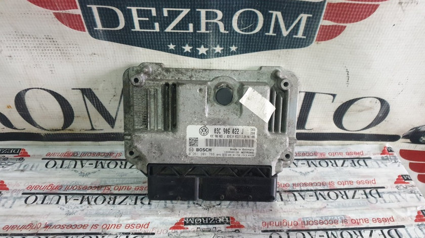 Calculator motor / Ecu VW Golf 5 1.4 TSi 122 cai motor CAXA cod piesa : 03C906022J