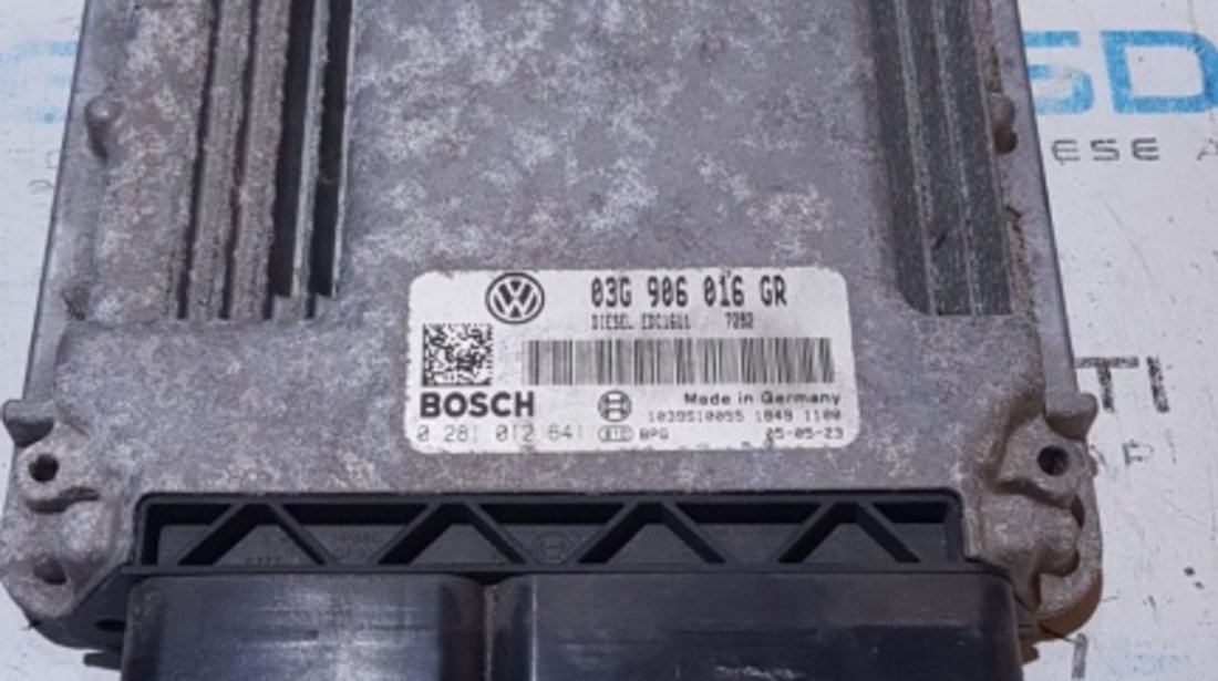 Calculator Motor ECU VW Golf 5 1.9TDI 2003 - 2009 Cod Piesa : 03G 906 016 GR / 03G906016GR