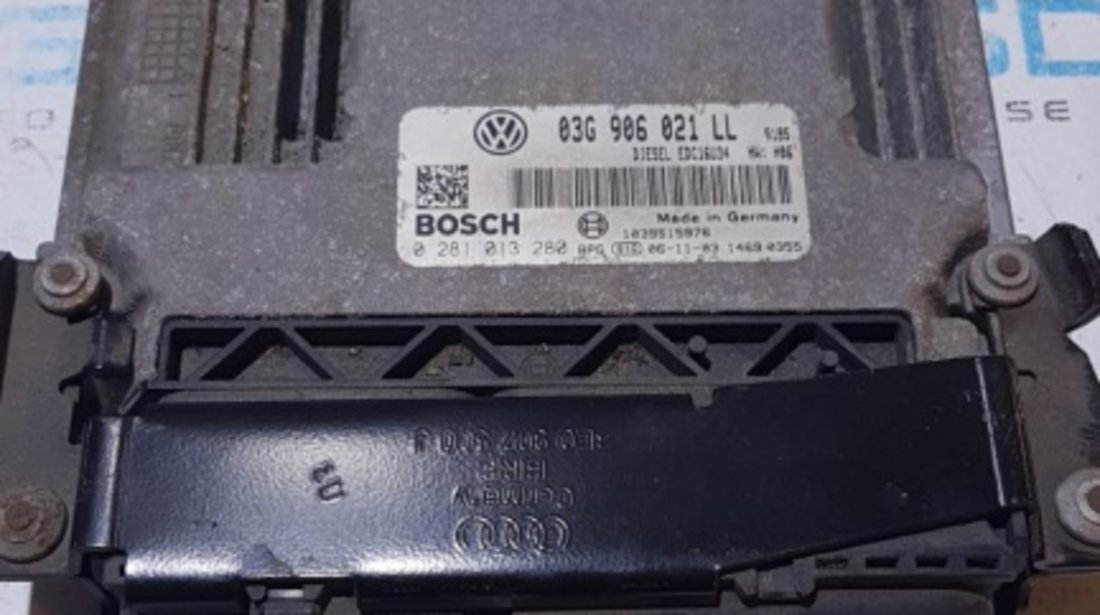 Calculator Motor ECU VW Golf 5 2.0TDI BKD 2003 - 2009 Cod Piesa : 03G 906 021 LL / 03G906021LL