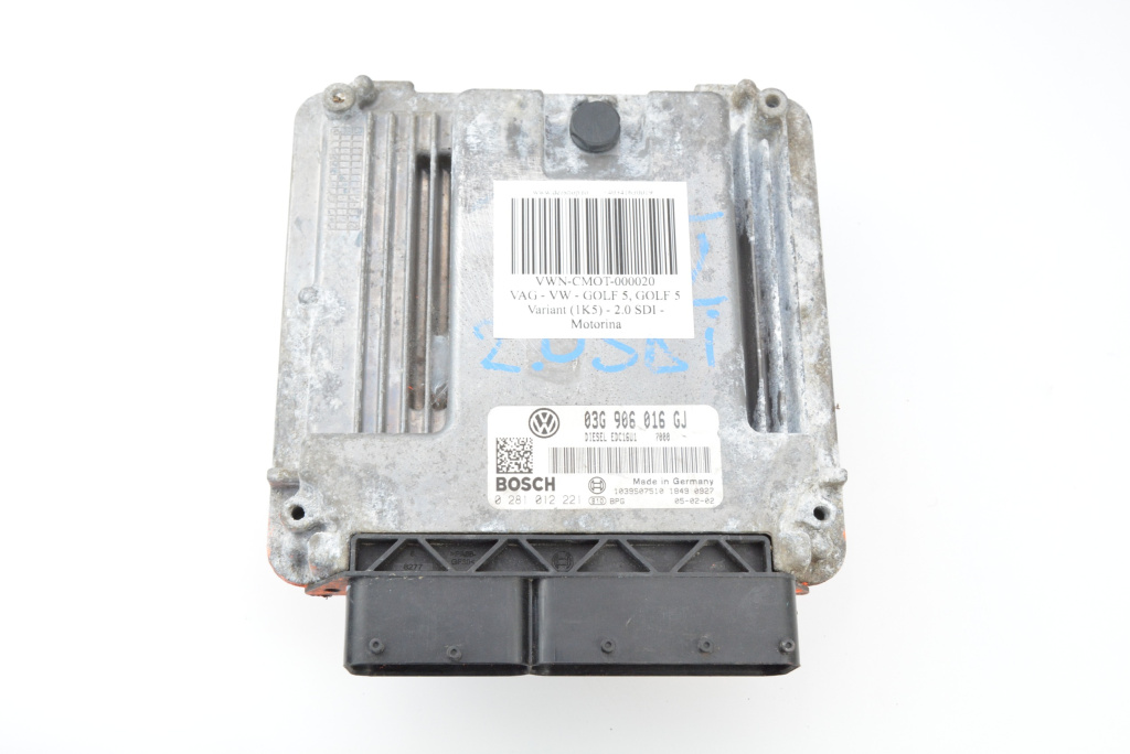 Calculator Motor / ECU VW GOLF 5 2003 - 2009 Motorina 03G906016GJ, 0281012221