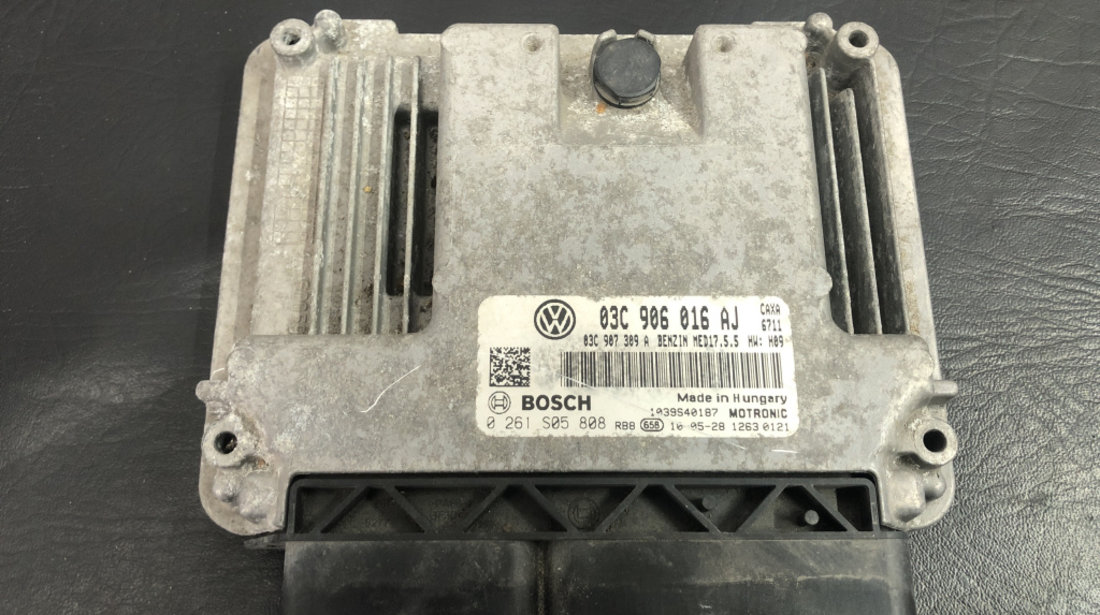 Calculator motor ecu VW Golf 6 hatchback 1.4 TSI CAXA sedan 2011 (03C906016AJ)