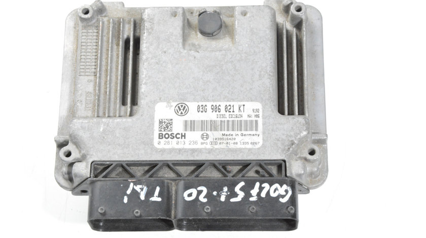 Calculator Motor / ECU VW GOLF PLUS (5M) 2005 - 2013 Motorina 03G906021KT, 0281013236