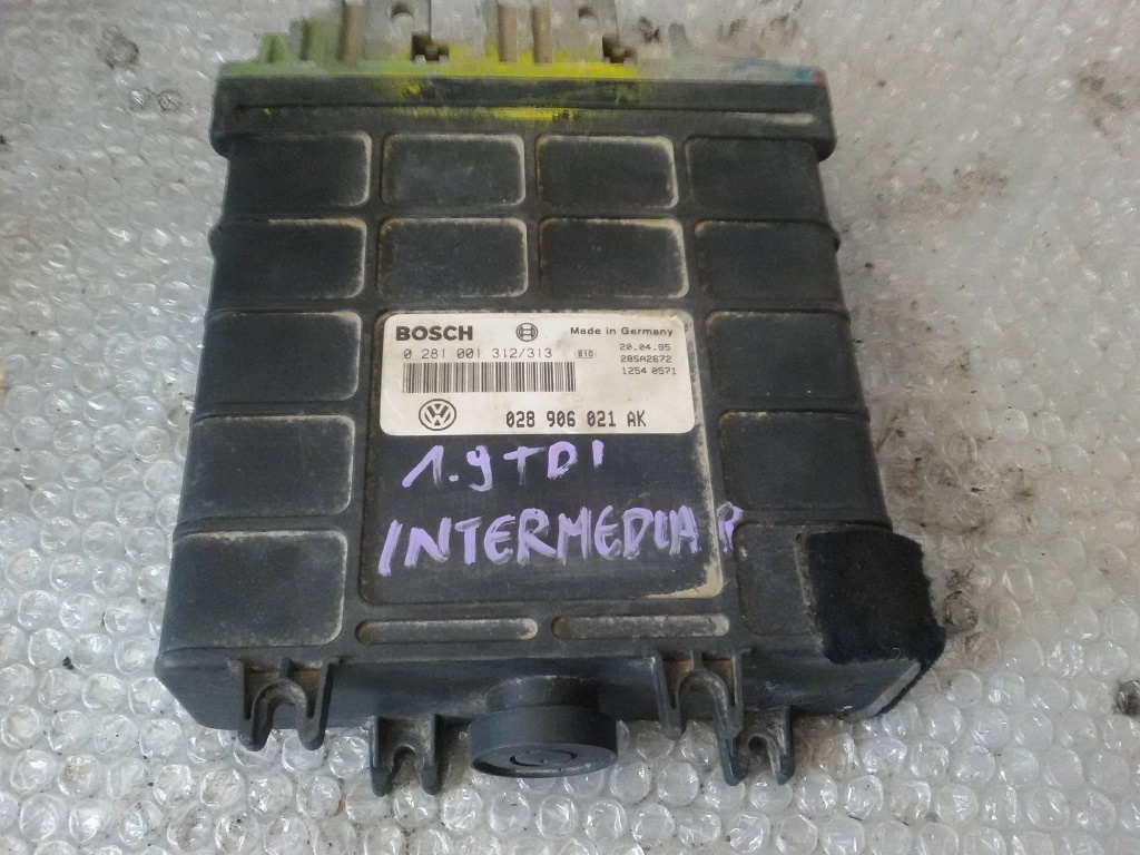 Calculator motor ECU vw passat 1.9 tdi 028906021ak 0281001312 313
