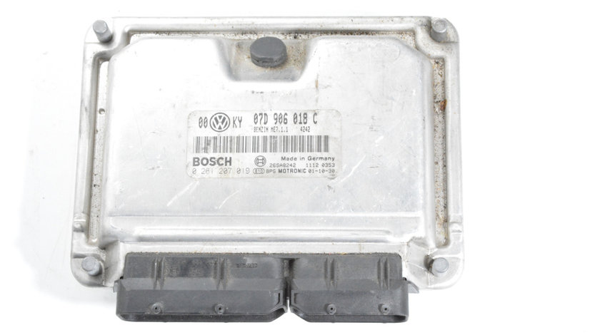 Calculator Motor / ECU VW PASSAT B5, B5.5 1996 - 2005 Benzina 07D906018C, 0261207019