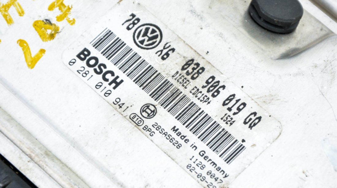 Calculator Motor / ECU VW PASSAT B5, B5.5 1996 - 2005 Motorina 038906019GQ
