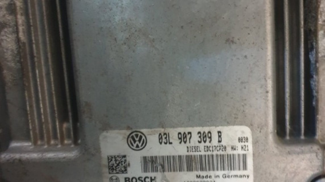 Calculator motor / ECU VW Passat B6 2.0 TDI 140 cai motor cbab cod piesa : 03L907309B