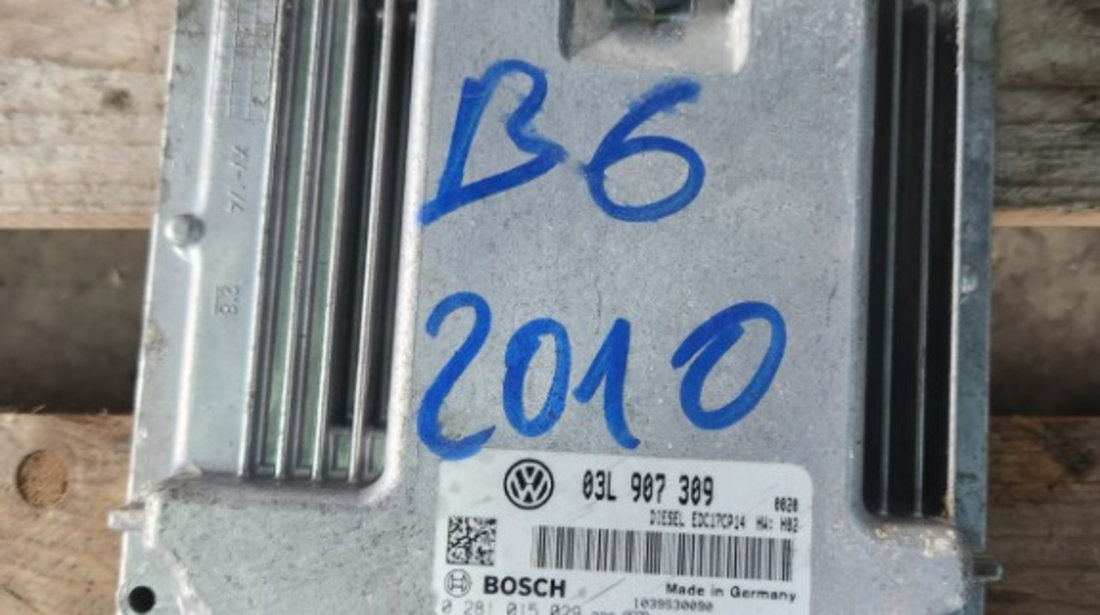 Calculator motor ECU Vw Passat B6 2.0 Tdi an de fabricatie 2010 Cod : 03L907309