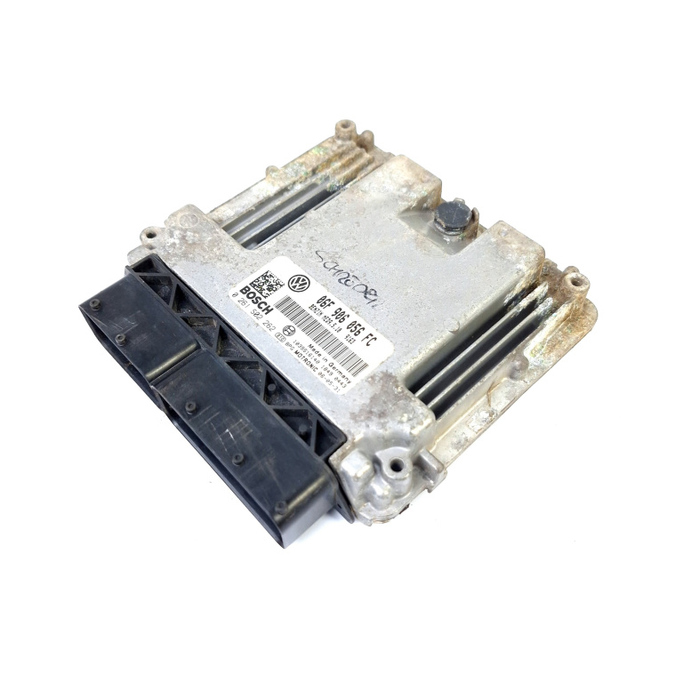 Calculator Motor / ECU VW PASSAT B6 2005 - 2010 Benzina 06F906056FC, 06F 906 056 FC, 06F906056, 0261S02262, 02 261 S02 262, 1039S16140, 18490443, 8701023461
