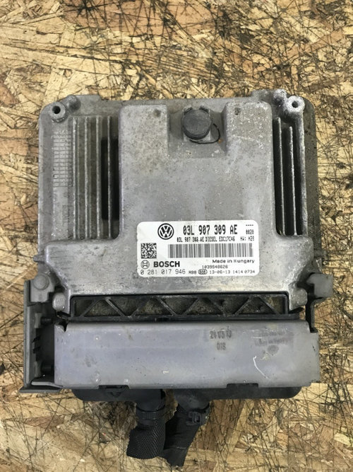 Calculator motor ECU VW Passat B7,R-Line 2.0TDI, Automat DSG, 177cp ,4X4, combi 2014 (03L907309AE)
