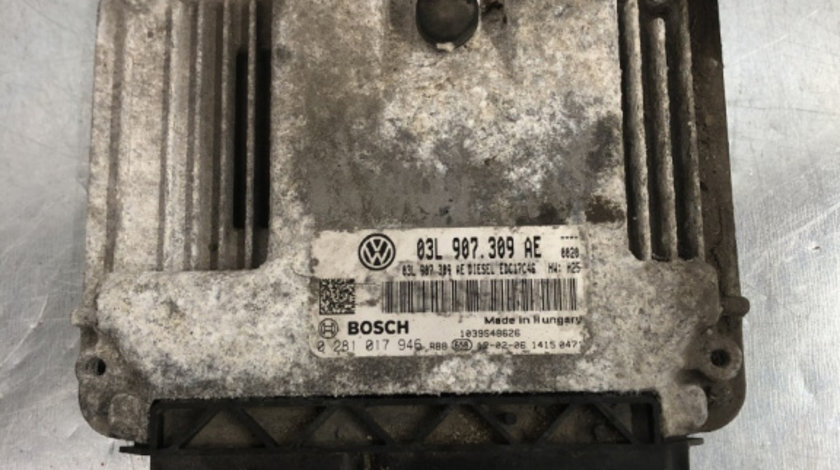 Calculator motor ecu VW Passat B7 Variant 2.0 BlueTDI Manual 140cp sedan 2012 (03L907309AE)