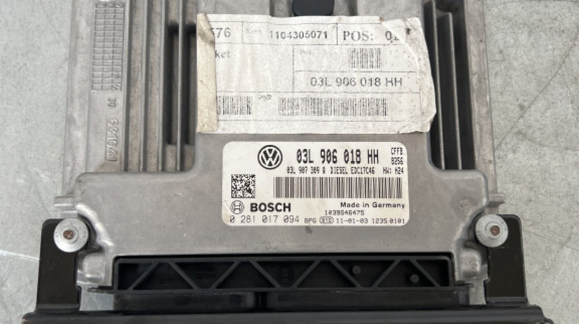 Calculator motor ecu VW Sharan 7N sedan 2011 (03L906018HH)