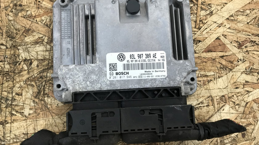 Calculator motor ECU VW Tiguan 2.0 TDI . 4X4, 2012 Automat DSG , 140cp suv 2012 (03L907309AE)