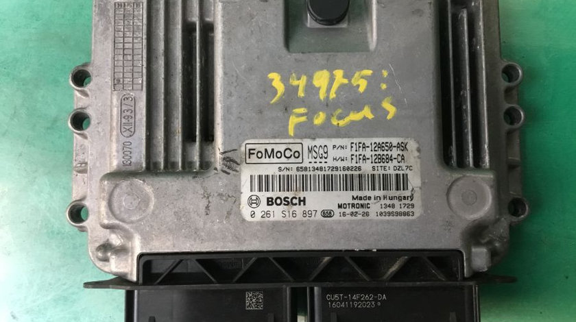 Calculator Motor F1fa12a650ask 1.0 B 0261s16897 Ford FOCUS III 2011