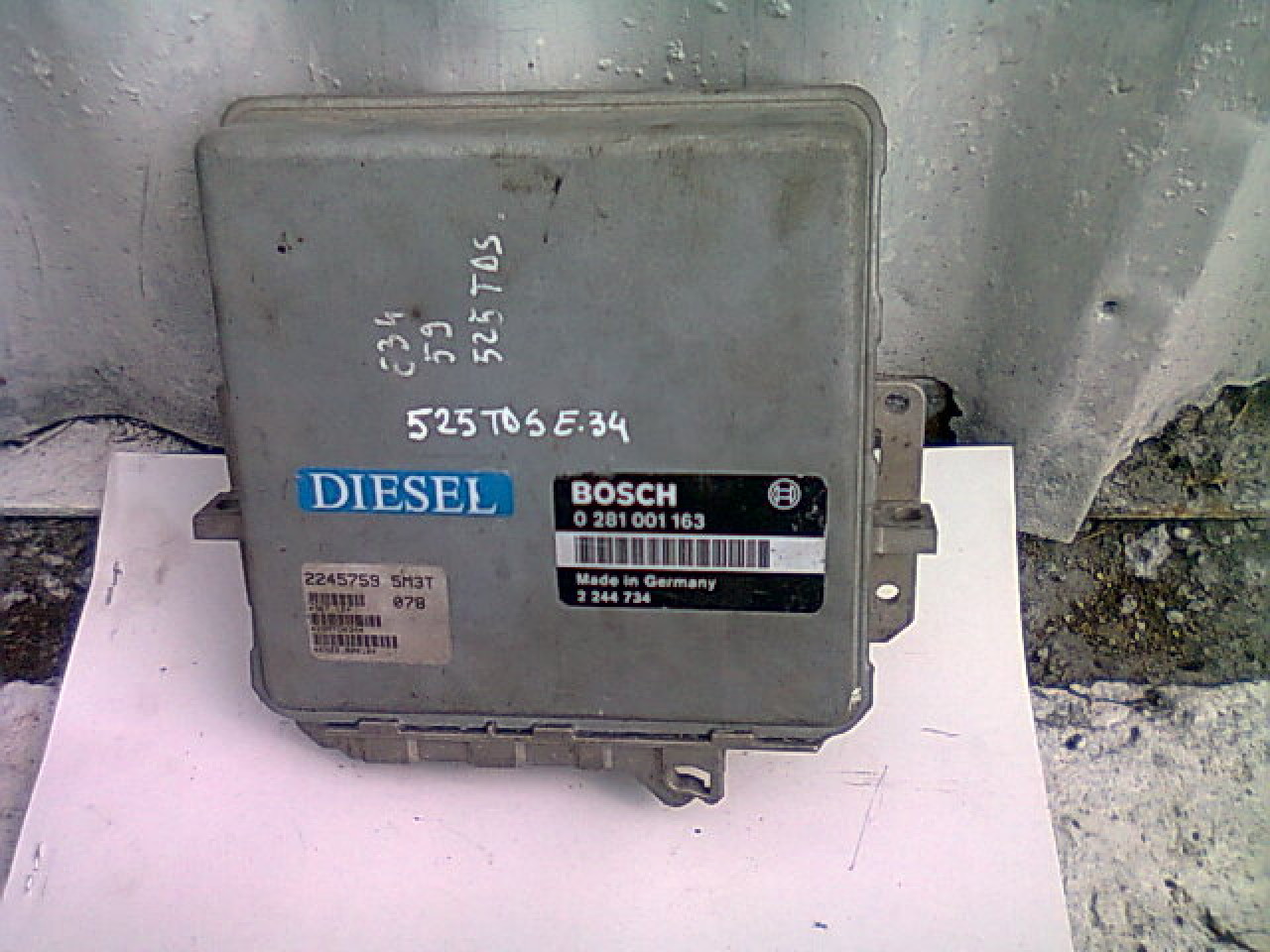 Calculator motor fara cip BMW E34 525tds