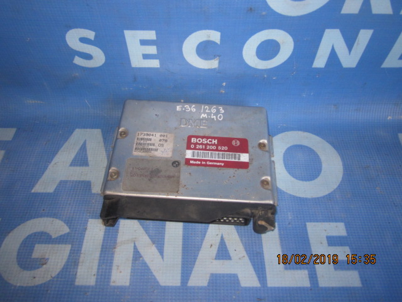 Calculator motor fara cip BMW E36 318i; 0 261 200 520