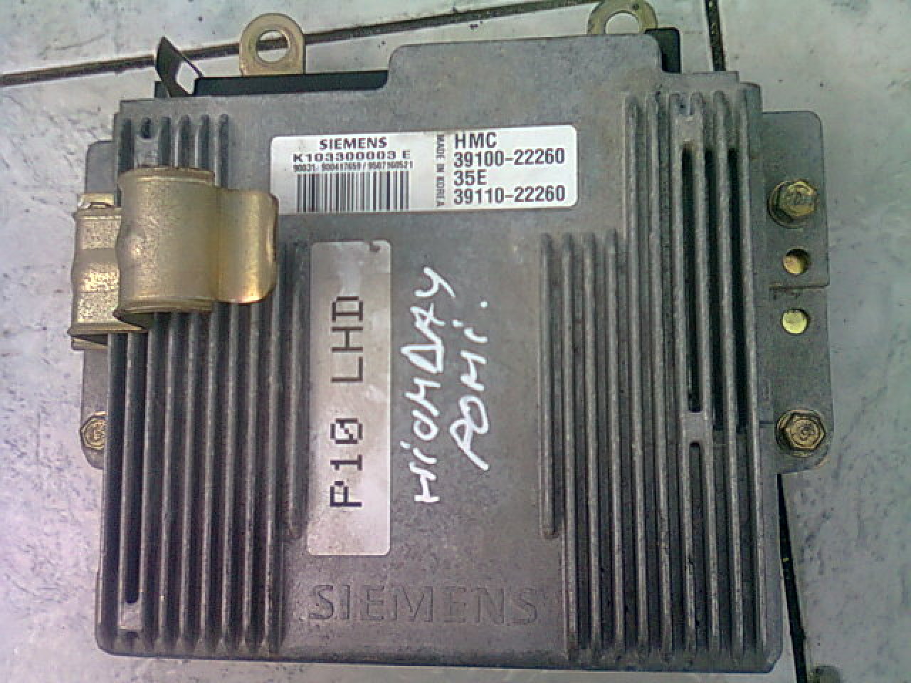 Calculator motor fara cip Hyundai Aaccent 1.3 16v