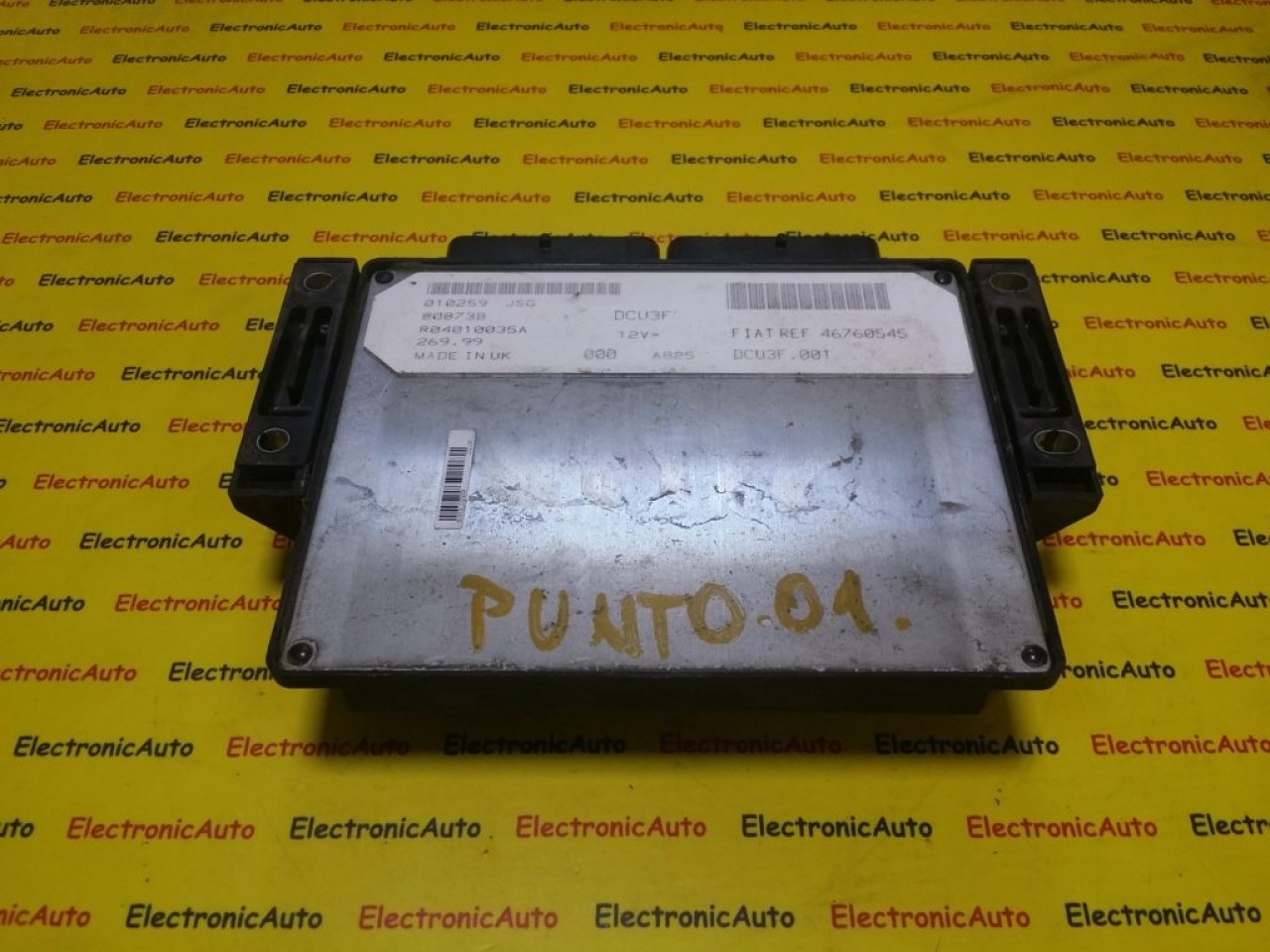 Calculator Motor Fiat, 46760545, 010259JSG, 80873B, R04010035A
