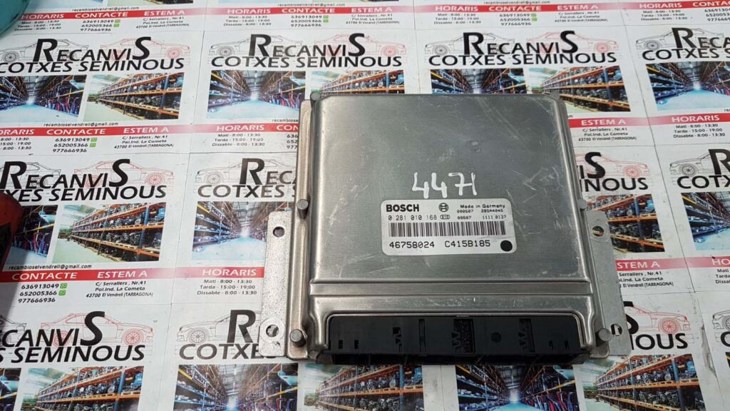 Calculator Motor FIAT MAREA, 0281010168, C415B185, 46758024,