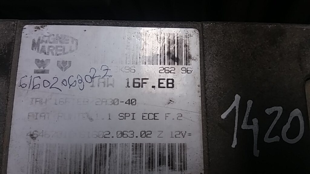 Calculator Motor FIAT PUNTO 61602.063.02 Z / 61602 063 02 Z / 6160206302Z / 4646701861602.063.02 Z / 61602 063 02 Z / 6160206302Z / 46467018
