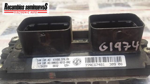 Calculator Motor FIAT PUNTO IAW59FM3 / HW603 / 61600.376.09 / 61600 376 09 / 6160037609IAW59FM3 / HW...