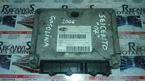 Calculator Motor FIAT SEICENTO 51793106 / 61600.627.07 / 61600 627 07 / 6160062707 / IAW 4AF M9 / IA...