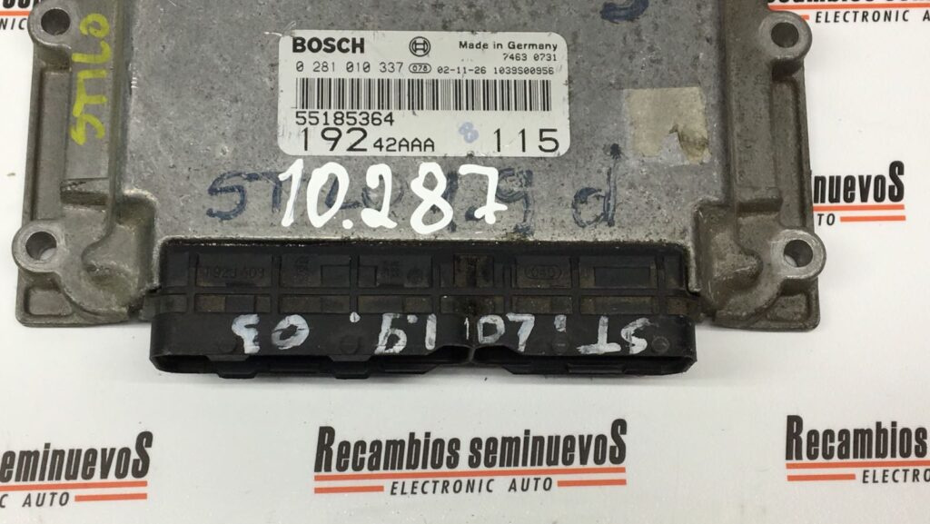 Calculator Motor FIAT STILO, 0281010337, 55185364, 19242AAA,