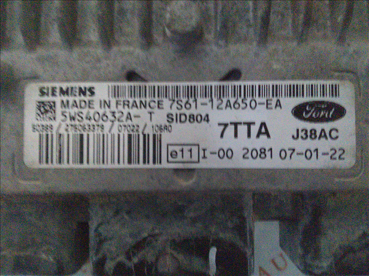 Calculator motor FORD FIESTA 1.4 TDCI an fabr.2007