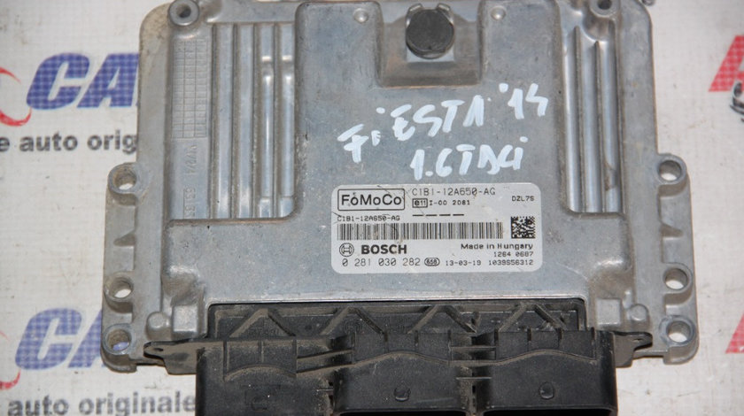 Calculator motor Ford Fiesta 6 2009 2017 1.6 TDCI cod: C1B1-12A650-AG
