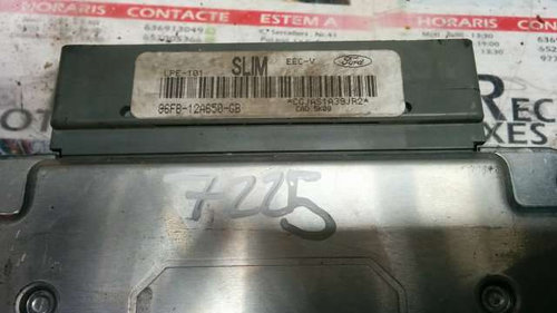 Calculator Motor FORD FIESTA 96FB-12A650-GB / 96FB 12A650 GB / 96FB12A650GB / LPE10196FB-12A650-GB /...