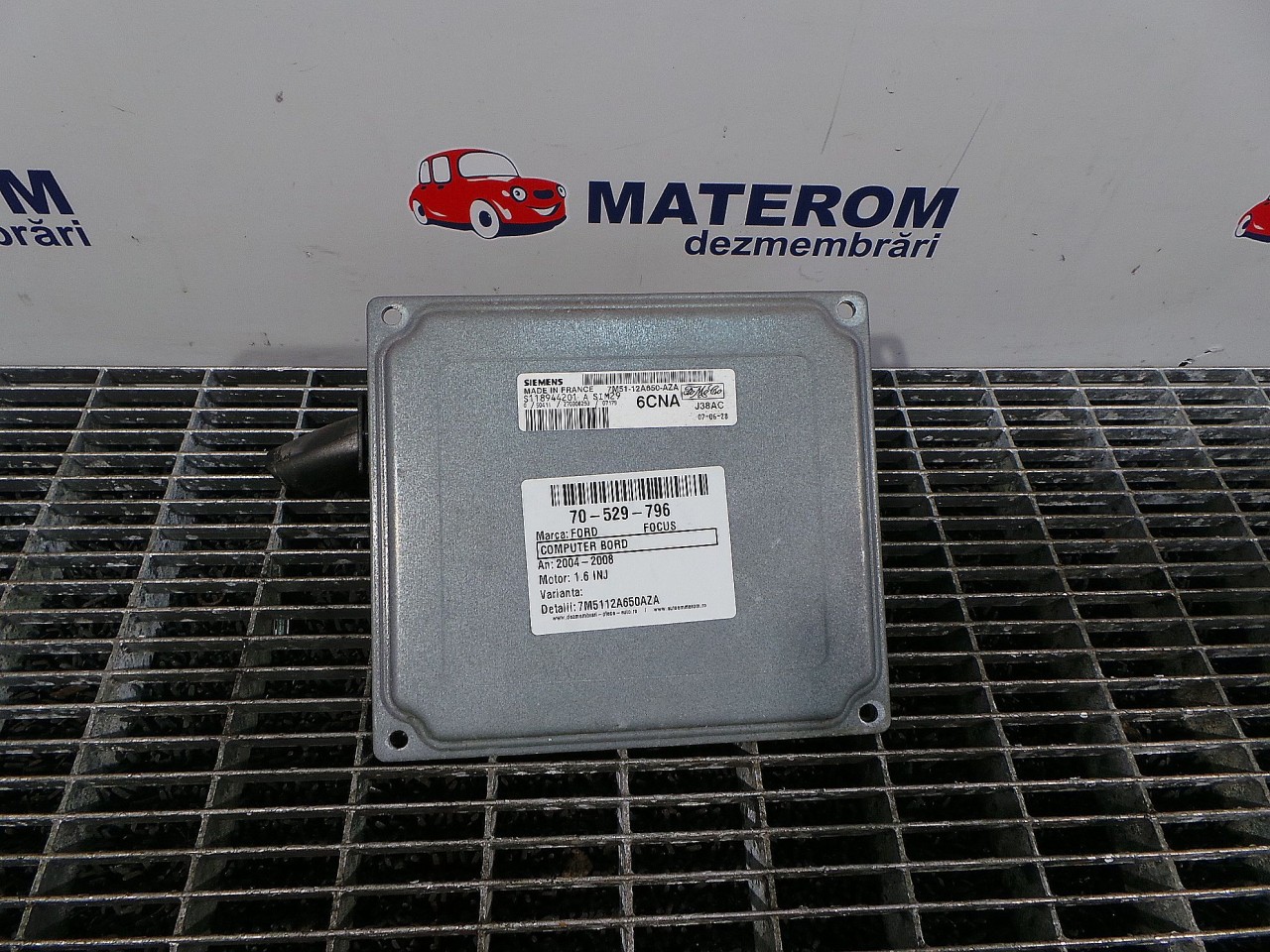CALCULATOR MOTOR FORD FOCUS 1.6 INJ - (2004 2008)