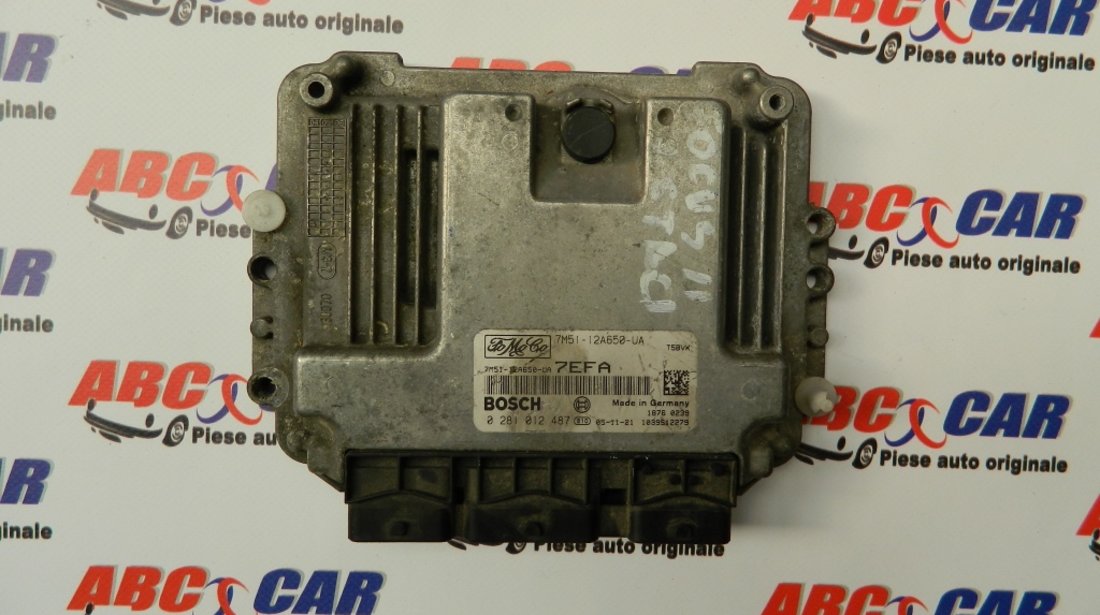 Calculator motor Ford Focus 1.6 TDCI COD:7M51-12A650-UA