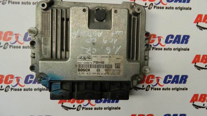 Calculator motor Ford Focus 2 1.6 TDCI COD:5M51-12A650-TB