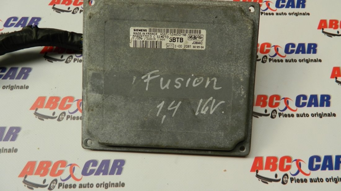 Calculator motor Ford Fusion 1.4 16V COD:4561-12A650-NB