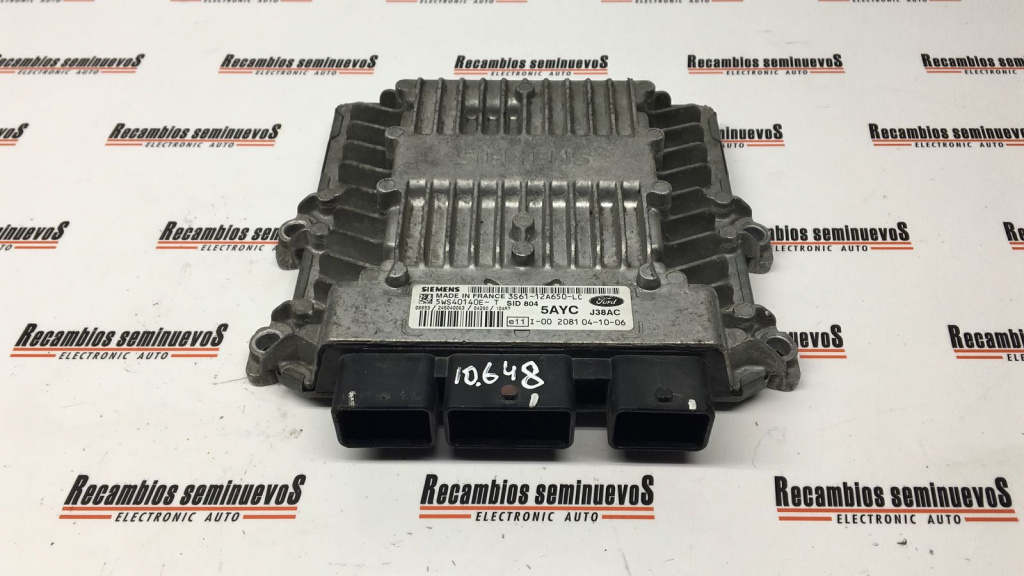 Calculator Motor FUSION SIEMENS FORD FIESTA 3S61-12A650-LC / 3S61 12A650 LC / 3S6112A650LC / SID 804 / SID804 / 5WS40140E-T / 5WS40140E T / 5WS40140ET / J38AC3S61-12A650-LC / 3S61 12A650 LC / 3S6112A650LC / SID 804 / SID804 / 5WS40140E-T / 5WS40140E