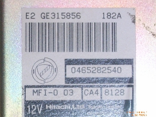 Calculator Motor HITACHI FIAT MAREA GE315856 182A / GE315856182A / 0465282540GE315856 182A / GE315856182A / 0465282540