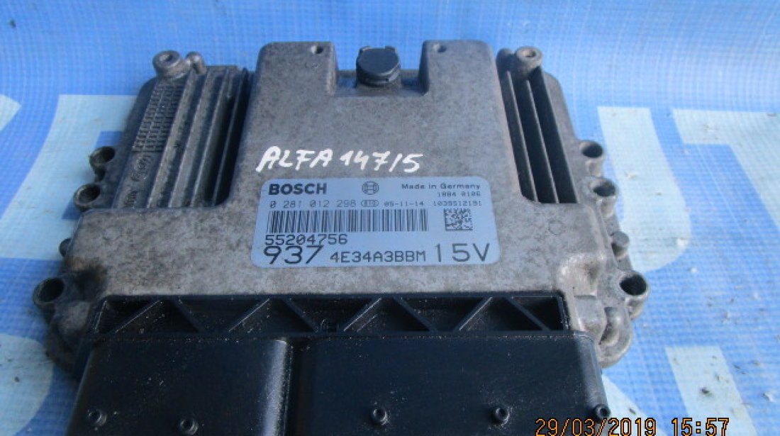 Calculator motor (incomplet) Alfa Romeo 147 1.9jtdm; 9374E34A3BBM