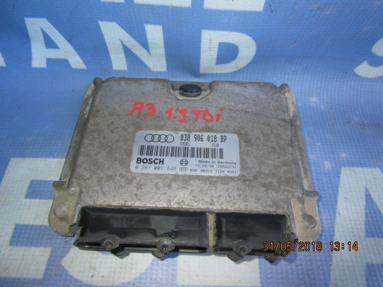 Calculator motor (incomplet) Audi A3 1.9tdi; 038906018BP