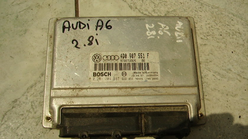 Calculator motor (incomplet) Audi A6 2.8i Quattro; Bosch 0 261 204 687