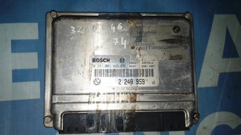 Calculator motor (incomplet) BMW E46 320d 2.0d M47 ;  2 248 959