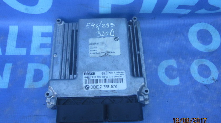 Calculator motor (incomplet) BMW E46 320d; Bosch 6767383
