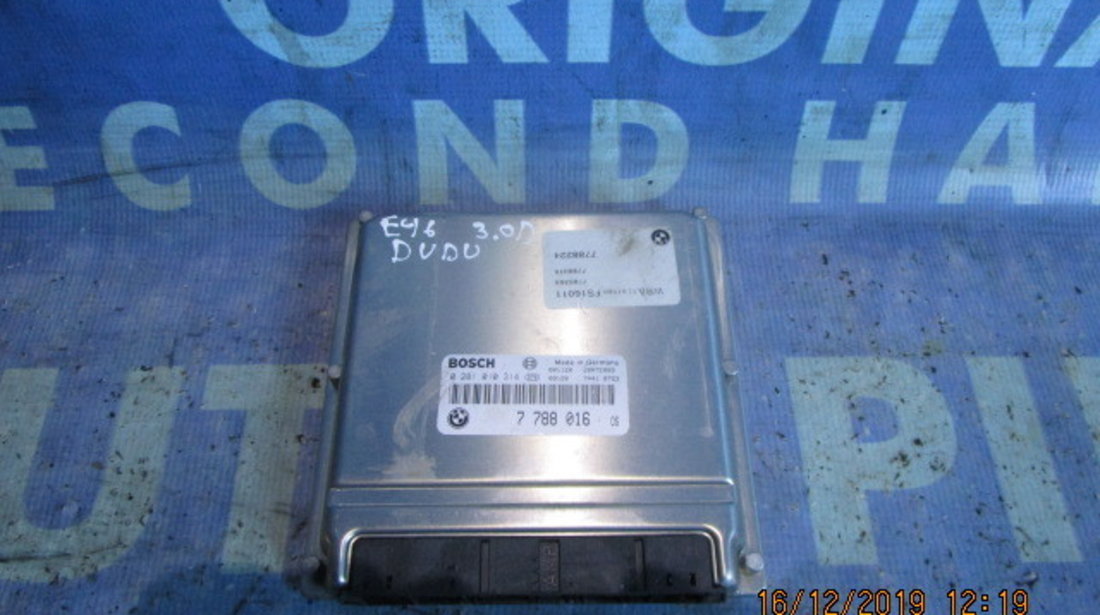 Calculator motor (incomplet) BMW E46 330d;  7788224 // 7788016