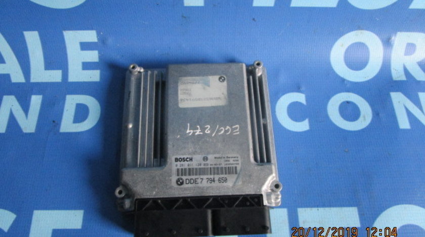 Calculator motor (incomplet) BMW E60 525d 2.5d M57N 2004; 7794650
