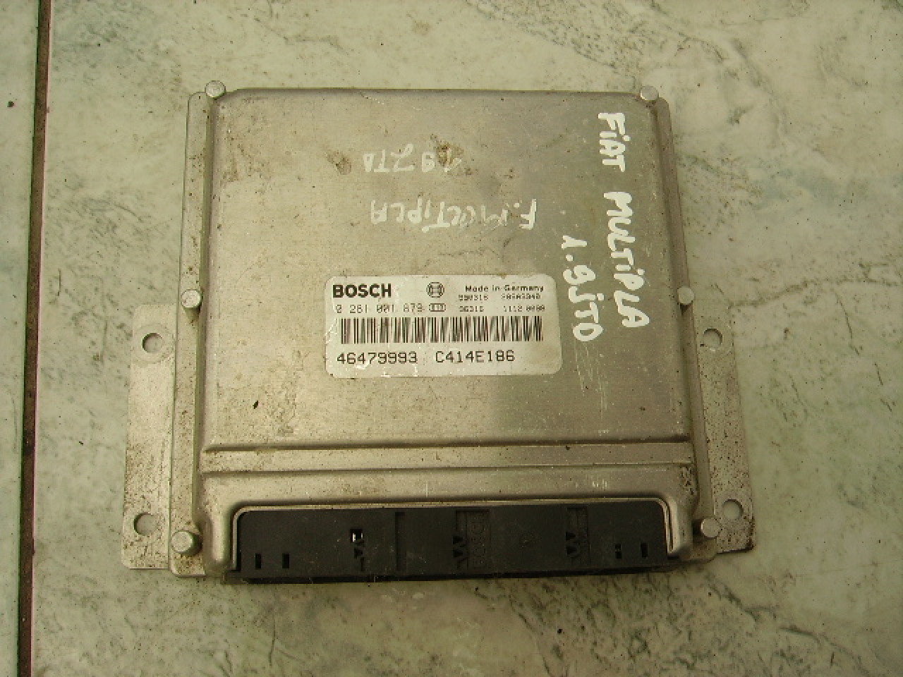 Calculator motor (incomplet) Fiat Multipla 1.9jtd; Bosch 0 281 001 879