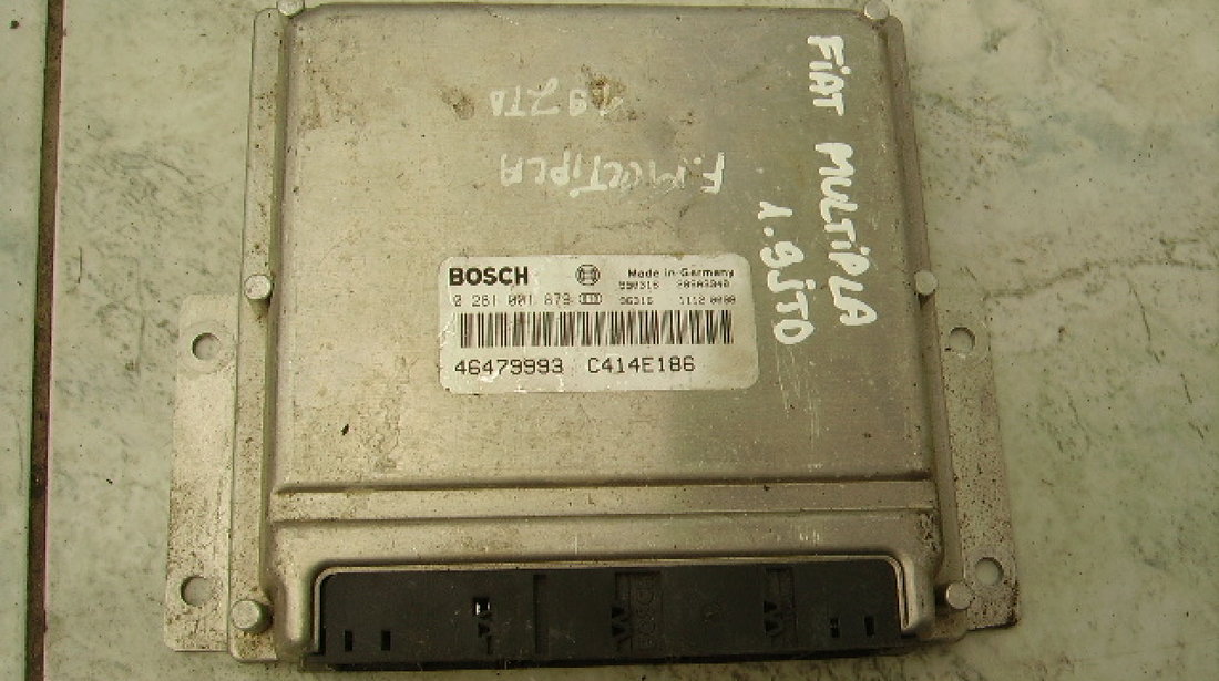 Calculator motor (incomplet) Fiat Multipla 1.9jtd; Bosch 0 281 001 879
