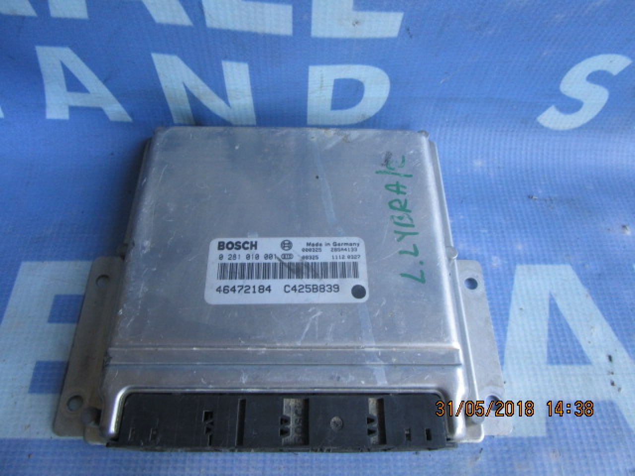 Calculator motor (incomplet) Lancia Lybra 2.4jtd; 0281010001