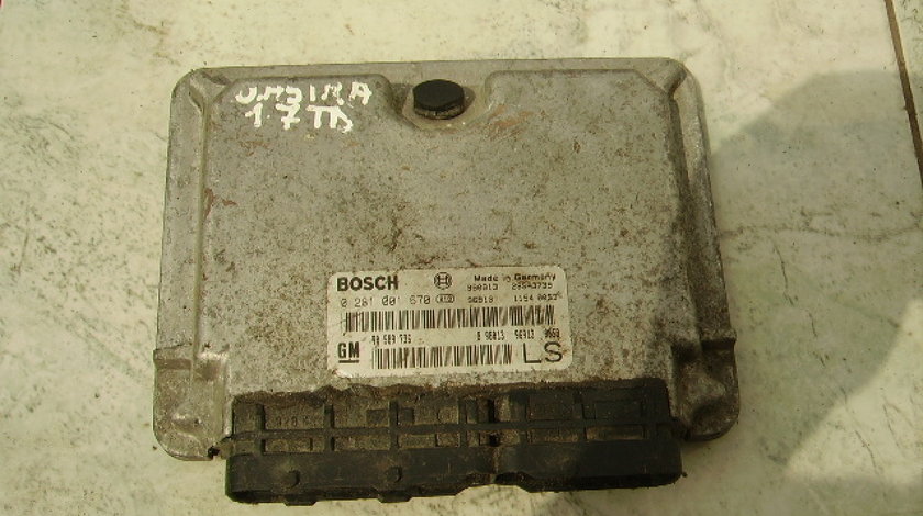 Calculator motor (incomplet) Opel Astra G 1.7td; Bosch 0 281 001 670