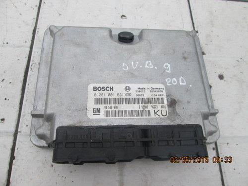Calculator motor (incomplet) Opel Vectra B; 0 281 001 631//90 588 976//09 148 300