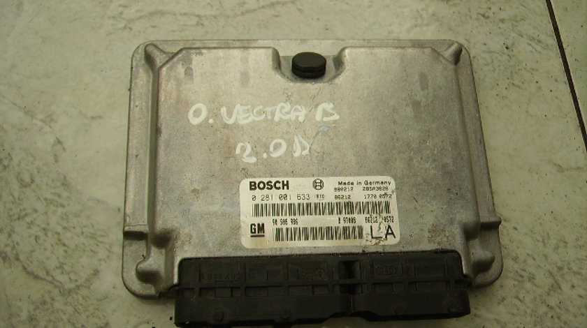 Calculator motor (incomplet) Opel Vectra B 2.0d; Bosch 0 281 001 633